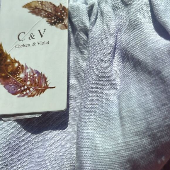 C&V Chelsea & Violet High Rise Lace Tie Dye Layered Cotton Ruffle Skirt Size M - Picture 2 of 2